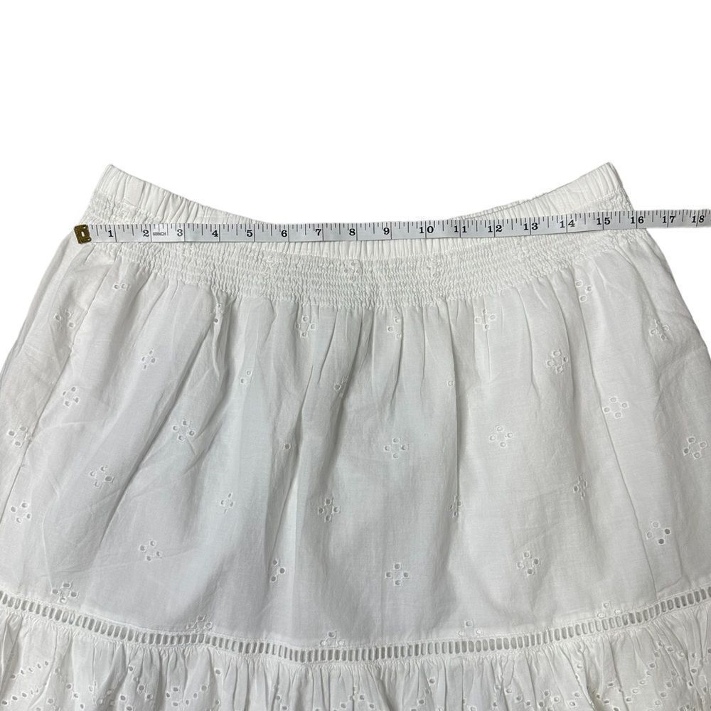 Madewell White Eyelet Ruffle Mini Skirt - Picture 9 of 14